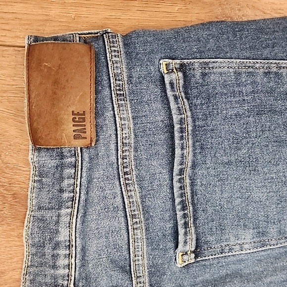 Paige Lennox Slim Fit Blue Denim Jeans Stretch Classic Casual men's size 33 - Picture 8 of 10